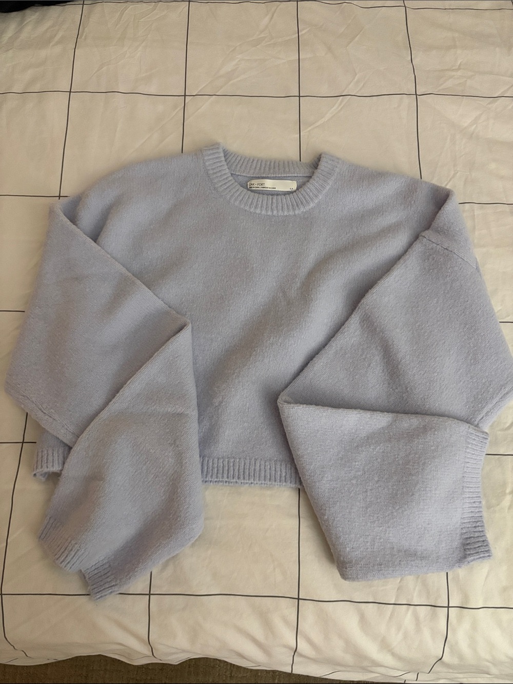 OAK + FORT Lavender Crewneck Sweater